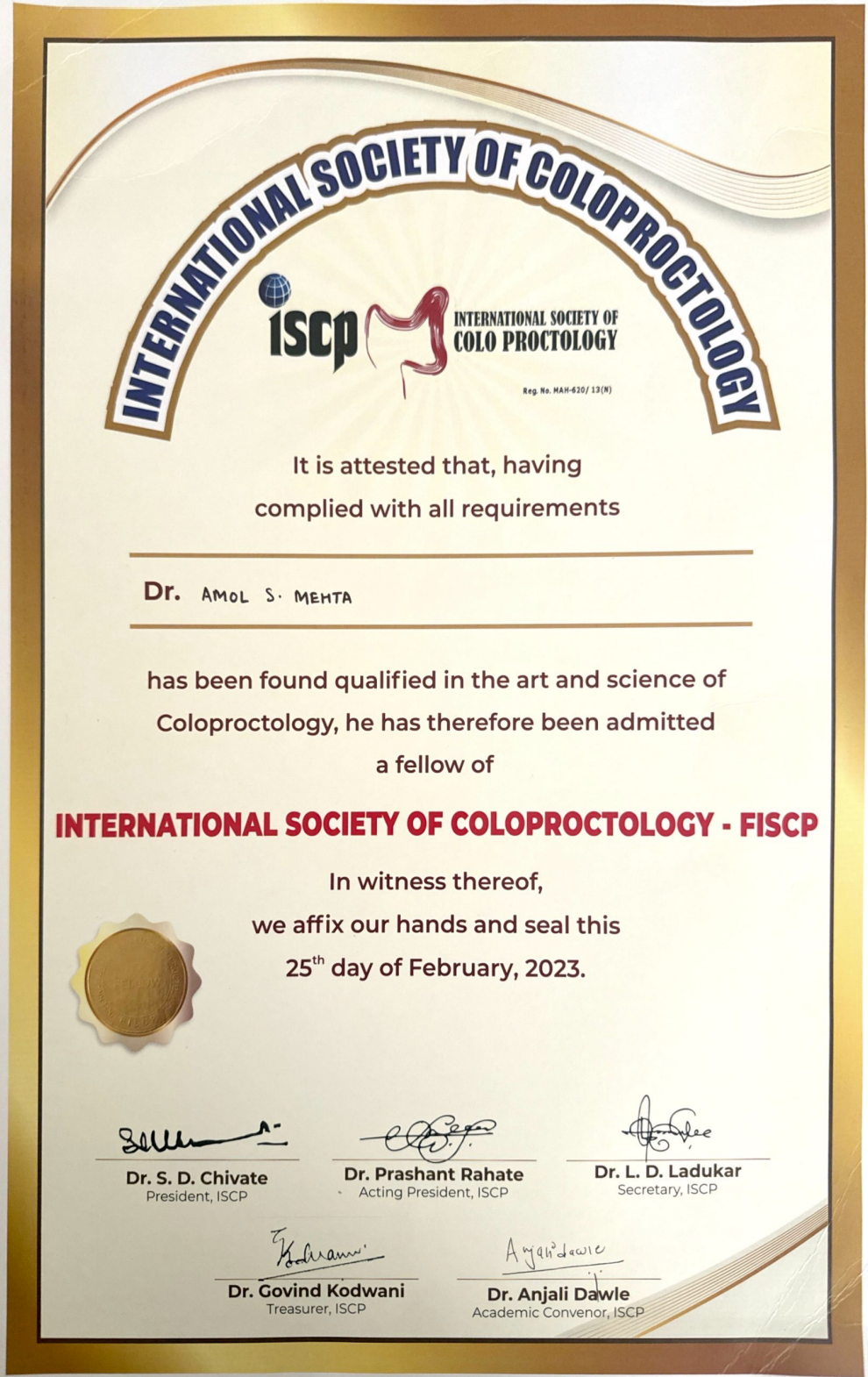 FMAS Certificate